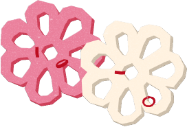 れんこんのイラスト