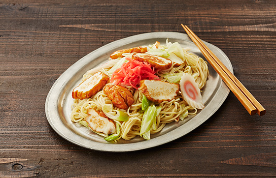 魚河岸あげ®の焼きラーメン