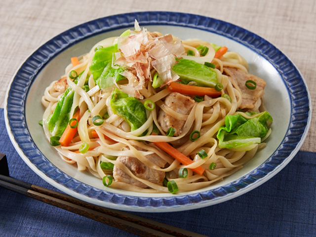 糖質0g麺の焼うどん風