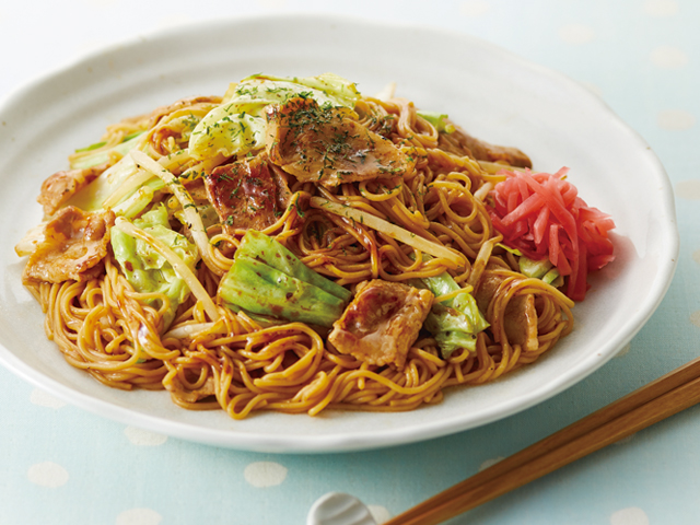 糖質0g麺の焼きそば風