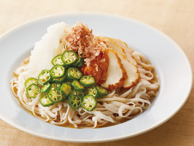 糖質0g麺と魚河岸あげ®のおろしぶっかけ風