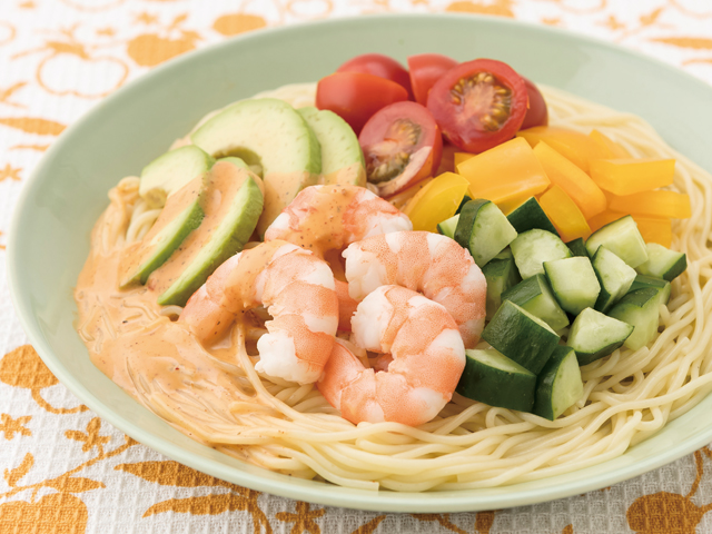 糖質0g麺のコブサラダ麺