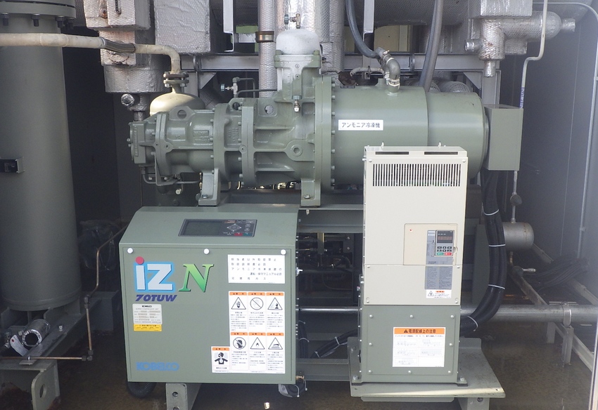 アンモニア冷媒冷凍機_cr