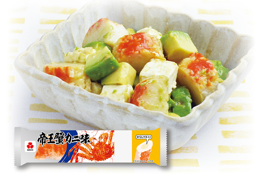 Our main products Crab-flavored seafood