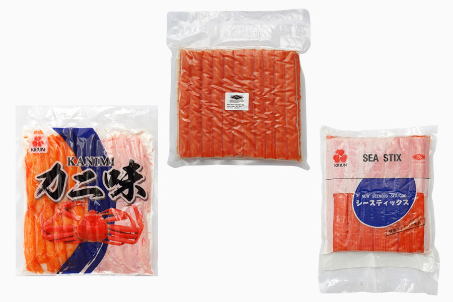 Our main products Crab-flavored seafood