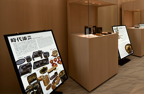 Lacquerware exhibition room