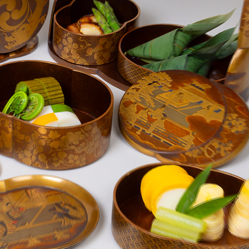 料理人 野崎洋光の 漆器と蒲鉾