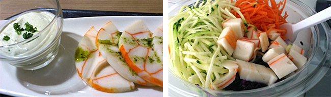 パリでは社員食堂でも「surimi」を使ったメニューが提供されている。(参考資料)