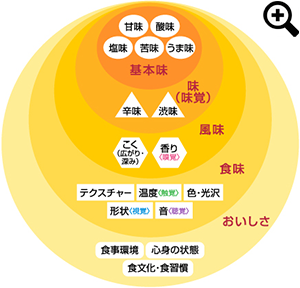 おいしいと感じる要素