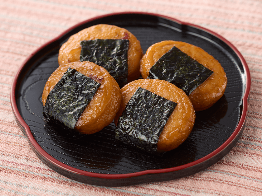 白身魚と豆腐のもちっと揚の磯辺焼きの画像